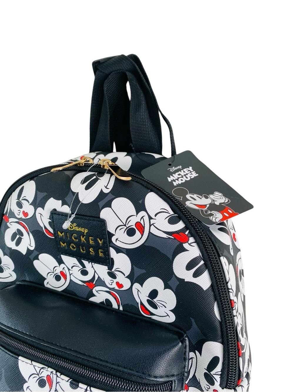 Disney Mickey Mouse All Over Print Winking Mini Backpack - Picture 2 of 6